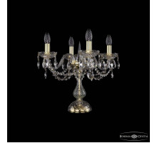 Настольная лампа декоративная Bohemia Ivele Crystal 1402 1402L/4/141-39 G