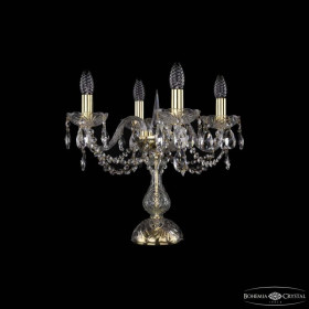 Настольная лампа декоративная Bohemia Ivele Crystal 1402 1402L/4/141-39 G