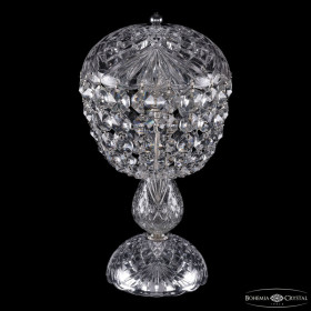 Настольная лампа декоративная Bohemia Ivele Crystal 1477 14771L1/22 Ni