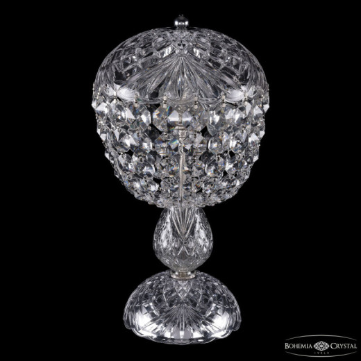 Настольная лампа декоративная Bohemia Ivele Crystal 1477 14771L1/22 Ni