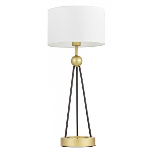 Настольная лампа декоративная LUMINA DECO Belforte LDT 5527 GD+WT