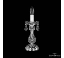 Настольная лампа декоративная Bohemia Ivele Crystal 1403 1403L/1-27 Ni
