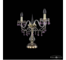 Настольная лампа декоративная Bohemia Ivele Crystal 1410 1410L/2/141-39 G V7010
