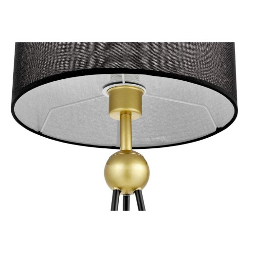 Настольная лампа декоративная LUMINA DECO Belforte LDT 5527 GD+BK