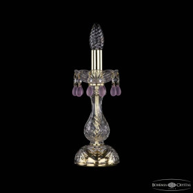 Настольная лампа декоративная Bohemia Ivele Crystal 1410 1410L/1-27 G V7010