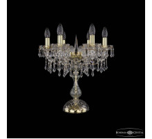 Настольная лампа декоративная Bohemia Ivele Crystal 1403 1403L/6/141-47 G