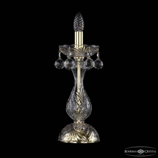 Настольная лампа декоративная Bohemia Ivele Crystal 1409 1409L/1-35 G