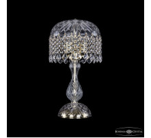 Настольная лампа декоративная Bohemia Ivele Crystal 1478 14781L1/25 G Leafs