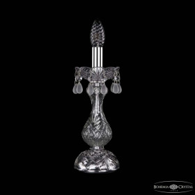 Настольная лампа декоративная Bohemia Ivele Crystal 1410 1410L/1-31 Ni V0300