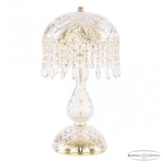 Настольная лампа декоративная Bohemia Ivele Crystal 1478 14781L1/22 G Drops