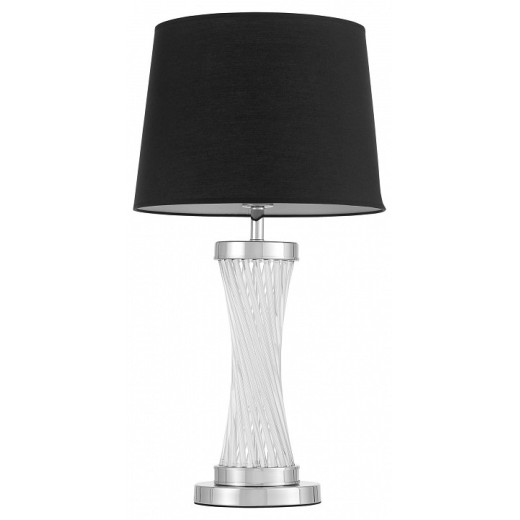 Настольная лампа декоративная LUMINA DECO Villanova LDT 302 CHR+BK