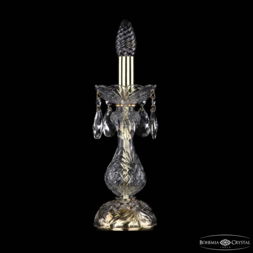Настольная лампа декоративная Bohemia Ivele Crystal 1402 1402L/1-31 G