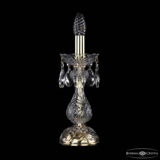 Настольная лампа декоративная Bohemia Ivele Crystal 1402 1402L/1-31 G