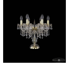 Настольная лампа декоративная Bohemia Ivele Crystal 1403 1403L/6/141-39 G