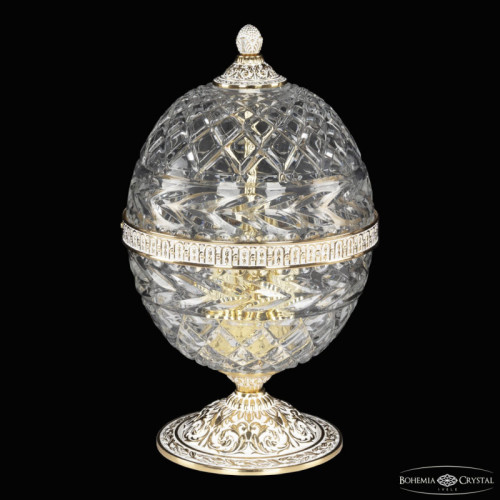 Настольная лампа декоративная Bohemia Ivele Crystal 5680 5680L/20 GW Clear/M-1F