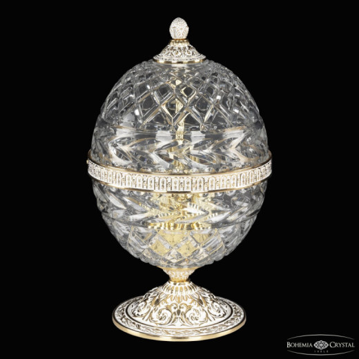 Настольная лампа декоративная Bohemia Ivele Crystal 5680 5680L/20 GW Clear/M-1F