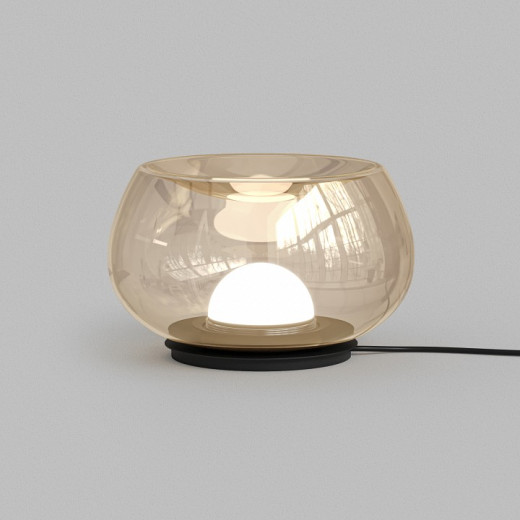 Настольная лампа декоративная Denkirs FLOA DK6747-BK+AM