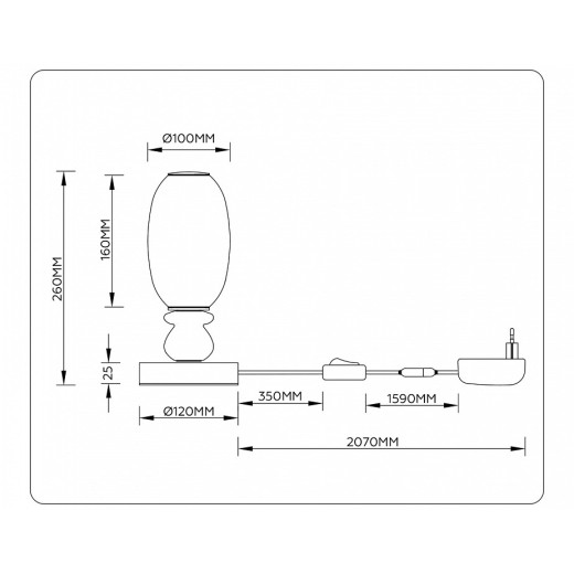 Настольная лампа декоративная Ambrella Light LH LH53154