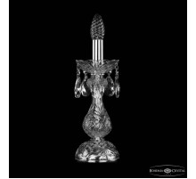 Настольная лампа декоративная Bohemia Ivele Crystal 1402 1402L/1-31 Ni