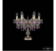 Настольная лампа декоративная Bohemia Ivele Crystal 1410 1410L/6/141-39 G V7010