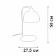 Настольная лампа декоративная Vitaluce V1875 V1875-1/1L