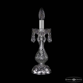 Настольная лампа декоративная Bohemia Ivele Crystal 1403 1403L/1-31 Ni