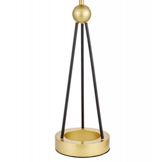 Настольная лампа декоративная LUMINA DECO Belforte LDT 5527 GD+BK