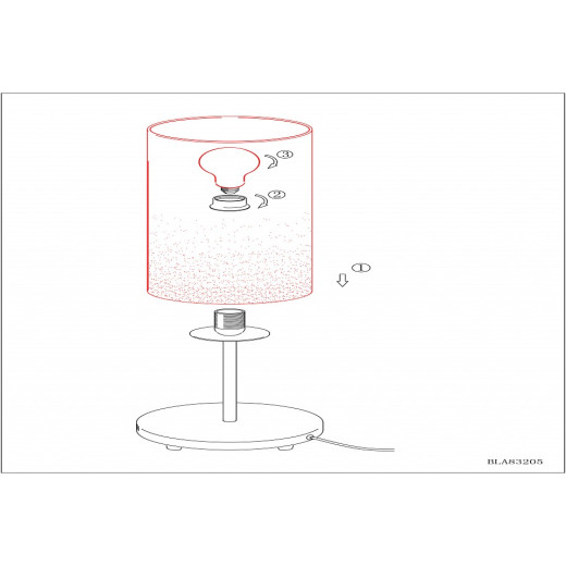 Настольная лампа декоративная Eglo Troy 3 85981