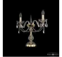 Настольная лампа декоративная Bohemia Ivele Crystal 1402 1402L/2/141-39 G
