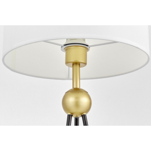 Настольная лампа декоративная LUMINA DECO Belforte LDT 5527 GD+WT