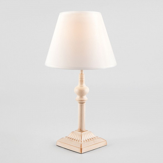 Настольная лампа декоративная Eurosvet Berlin 01061/1 белый с золотом