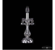 Настольная лампа декоративная Bohemia Ivele Crystal 1409 1409L/1-27 Ni