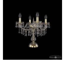 Настольная лампа декоративная Bohemia Ivele Crystal 1403 1403L/4/141-39 G
