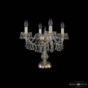 Настольная лампа декоративная Bohemia Ivele Crystal 1409 1409L/4/141-39 G