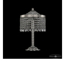 Настольная лампа декоративная Bohemia Ivele Crystal 1920 19201L6/25IV Ni Leafs