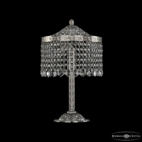 Настольная лампа декоративная Bohemia Ivele Crystal 1920 19201L6/25IV Ni Leafs