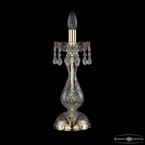 Настольная лампа декоративная Bohemia Ivele Crystal 1410 1410L/1-35 G V0300