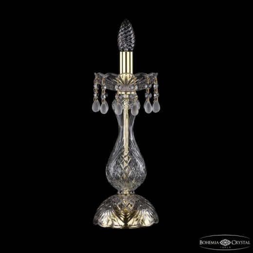 Настольная лампа декоративная Bohemia Ivele Crystal 1410 1410L/1-35 G V0300
