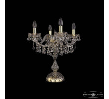 Настольная лампа декоративная Bohemia Ivele Crystal 1409 1409L/4/141-47 G