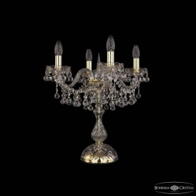 Настольная лампа декоративная Bohemia Ivele Crystal 1409 1409L/4/141-47 G