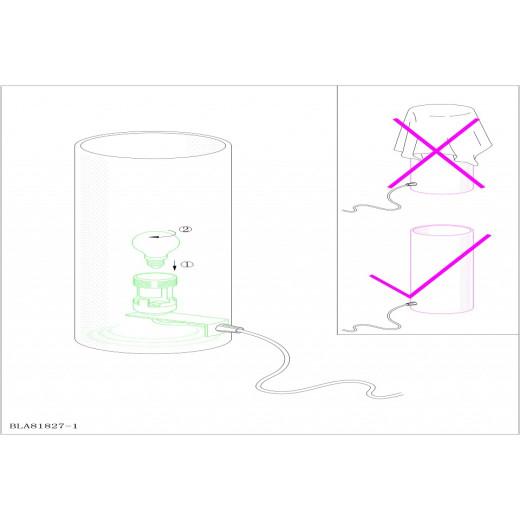 Настольная лампа декоративная Eglo Geo 81827