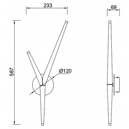 Настольная лампа декоративная Mantra Arrecife 9222