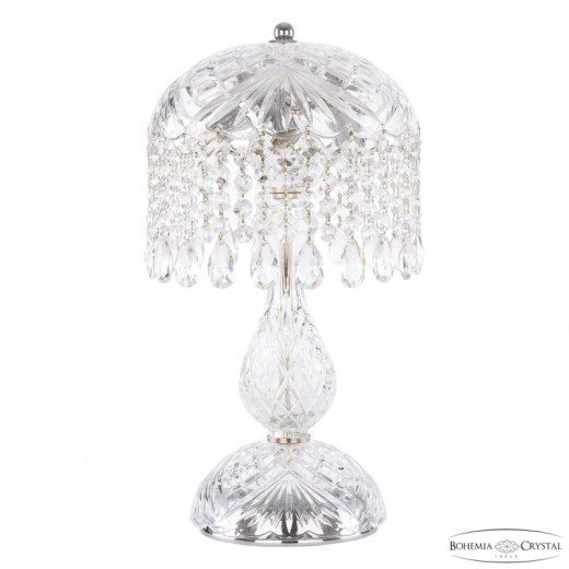 Настольная лампа декоративная Bohemia Ivele Crystal 1478 14781L1/22 Ni