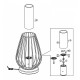 Настольная лампа декоративная Eglo Vencino 94342