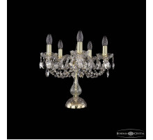 Настольная лампа декоративная Bohemia Ivele Crystal 1402 1402L/5/141-39 G
