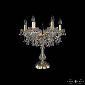 Настольная лампа декоративная Bohemia Ivele Crystal 1409 1409L/6/141-47 G