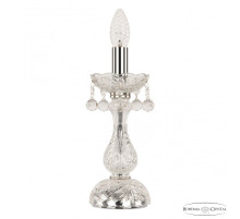 Настольная лампа декоративная Bohemia Ivele Crystal 108 108L/1-27 Ni