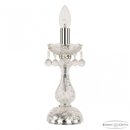 Настольная лампа декоративная Bohemia Ivele Crystal 108 108L/1-27 Ni