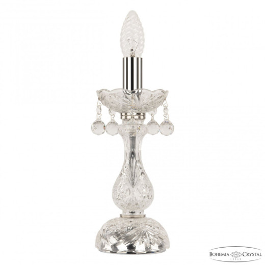 Настольная лампа декоративная Bohemia Ivele Crystal 108 108L/1-27 Ni