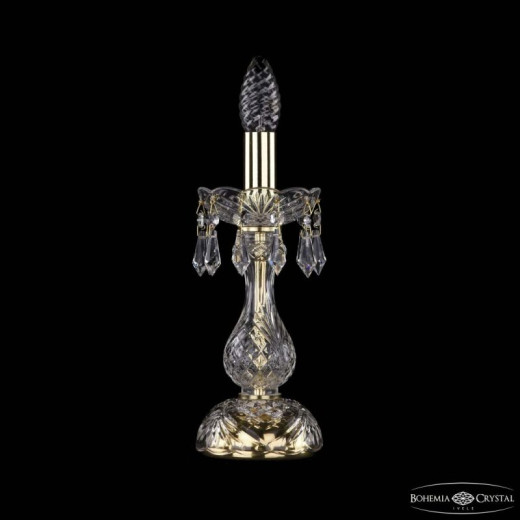Настольная лампа декоративная Bohemia Ivele Crystal 1403 1403L/1-27 G